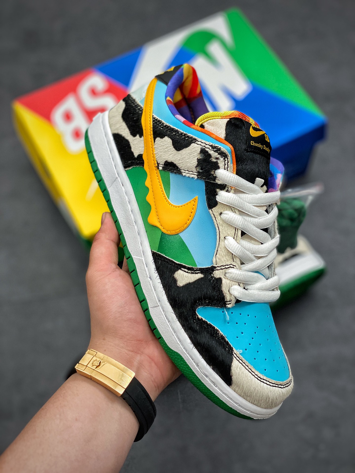 Nike x Ben & Jerry's SB Dunk Low 'Chunky Dunky' CU3244-100