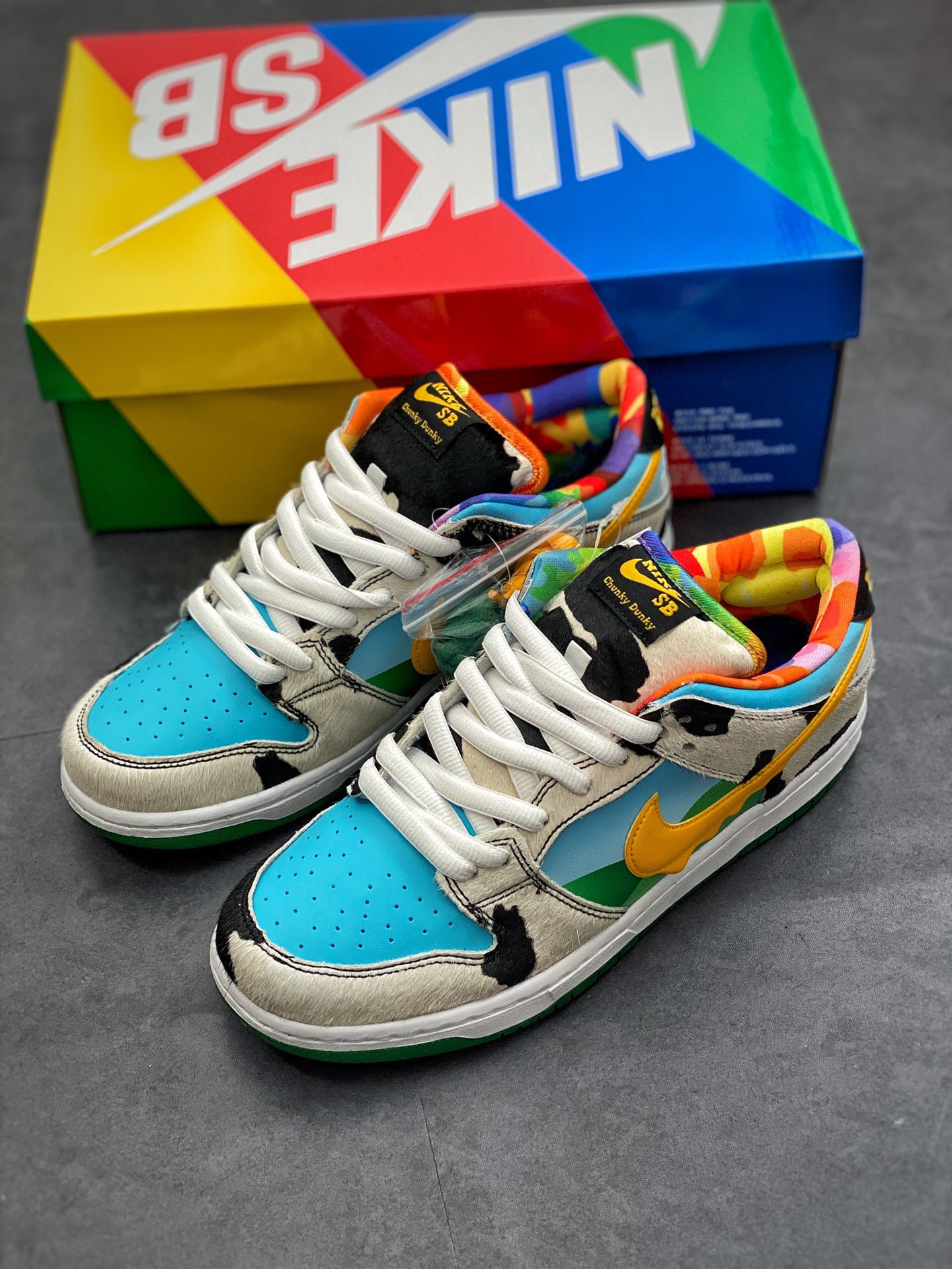 Nike x Ben & Jerry's SB Dunk Low 'Chunky Dunky' CU3244-100