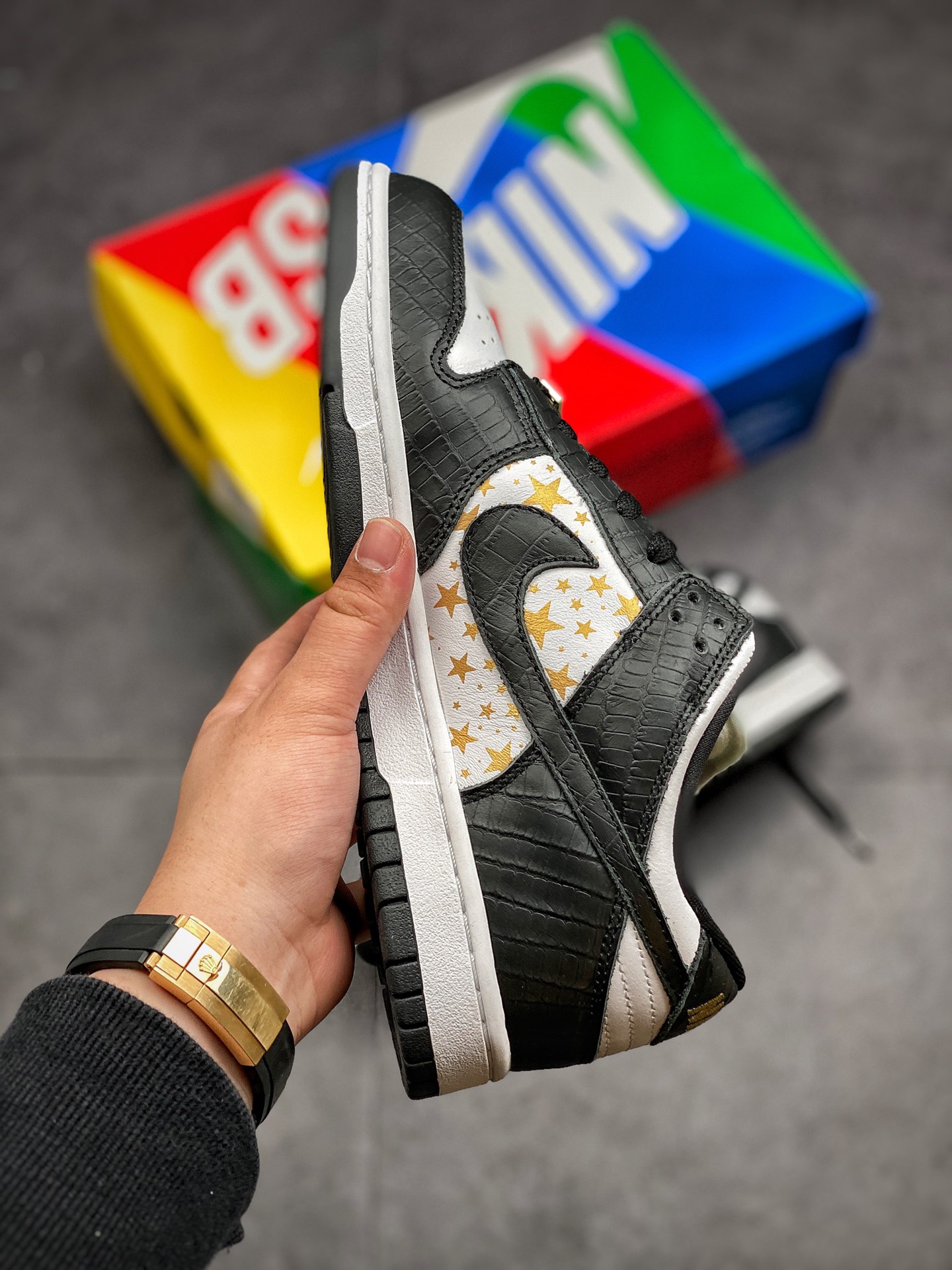 Nike Supreme x Dunk Low OG SB QS 'Black' DH3228-102