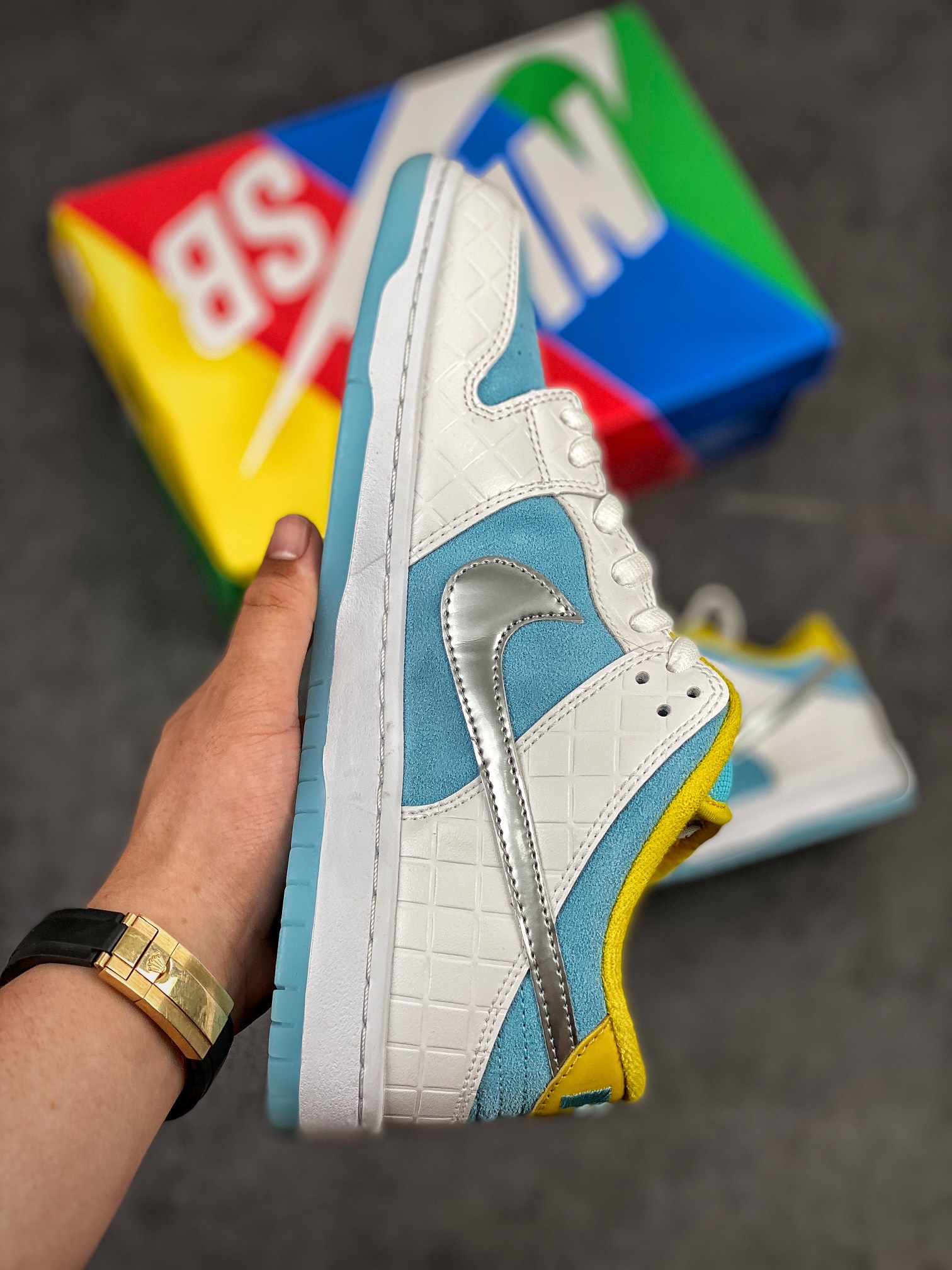 Nike x FTC SB Dunk Low 'Lagoon Pulse' DH7687-400