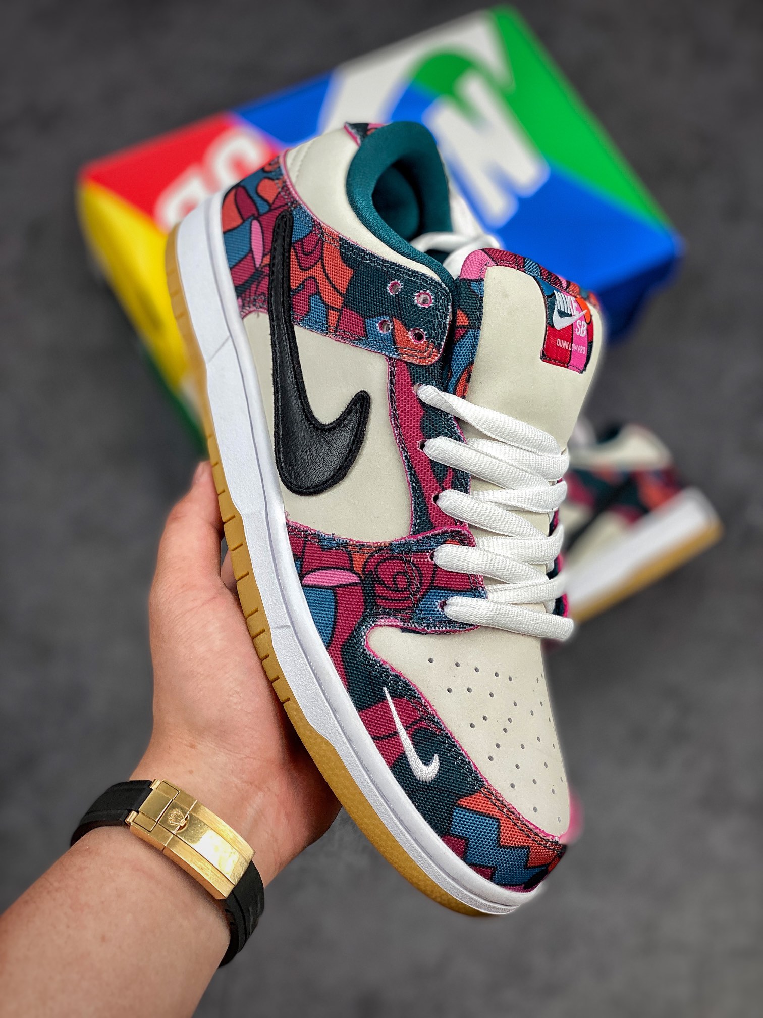 Nike Parra x Dunk Low Pro SB 'Abstract Art' DH7695-600