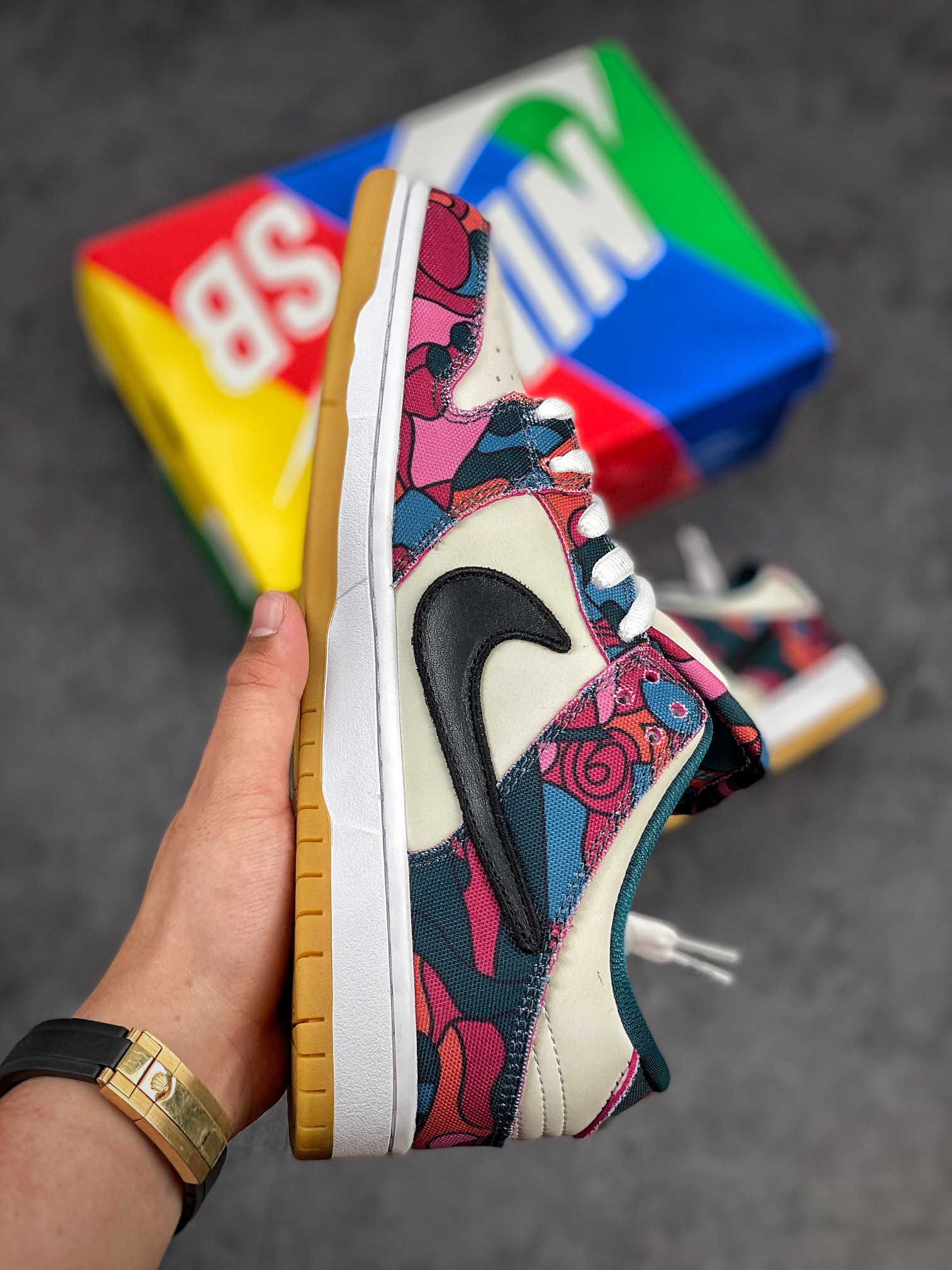 Nike Parra x Dunk Low Pro SB 'Abstract Art' DH7695-600