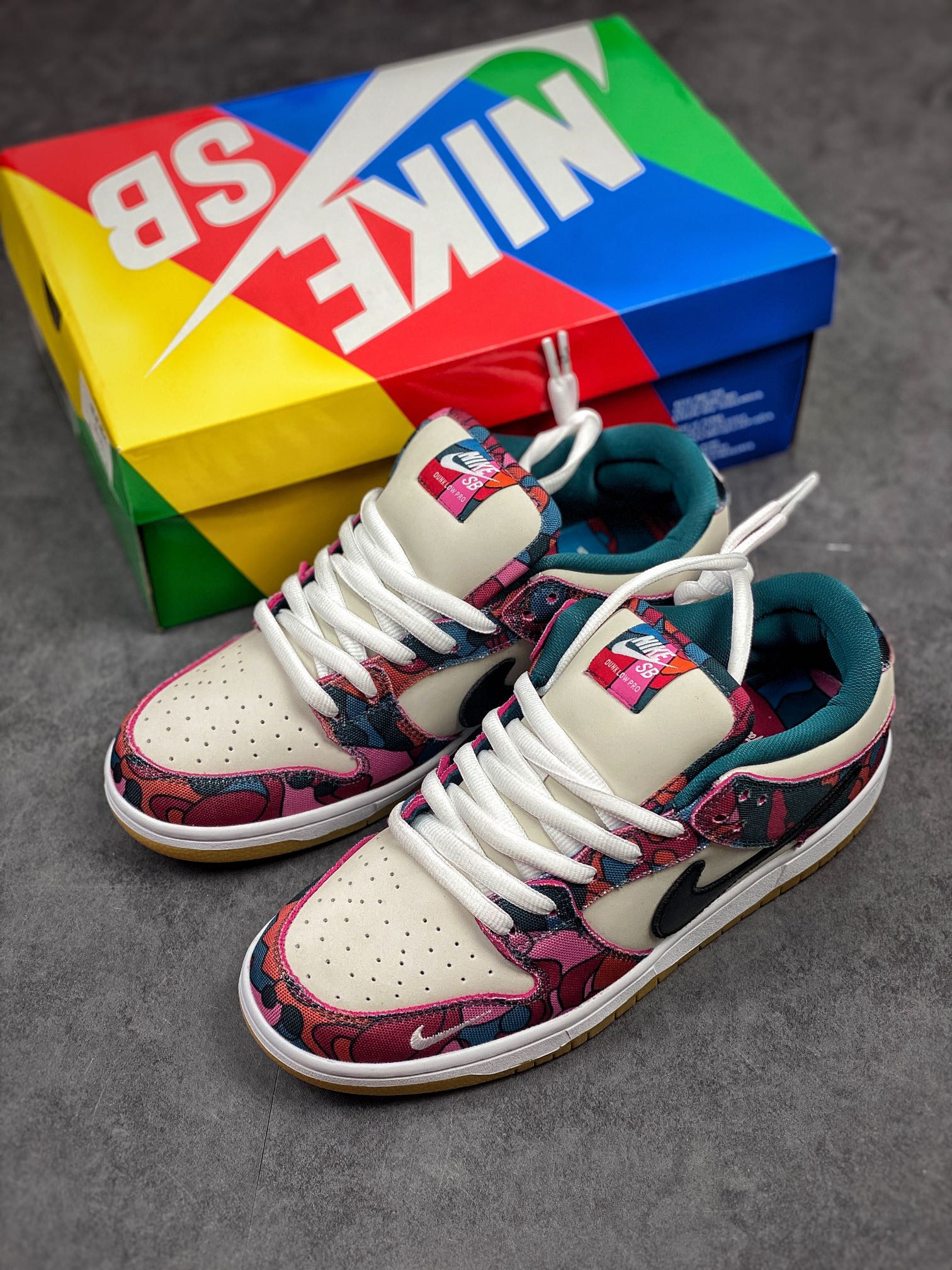 Nike Parra x Dunk Low Pro SB 'Abstract Art' DH7695-600