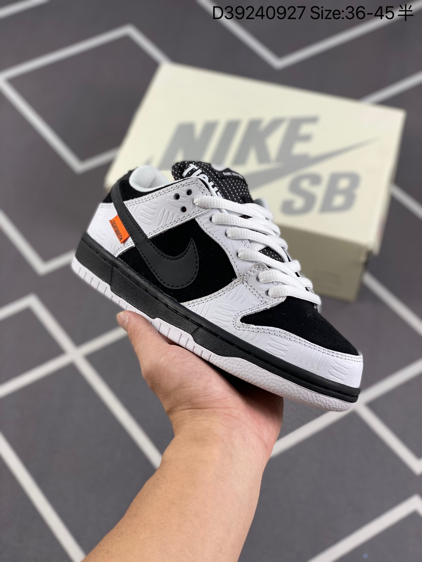 Nike SB Dunk Low x TIGHTBOOTH 'White Black' FD2629-100