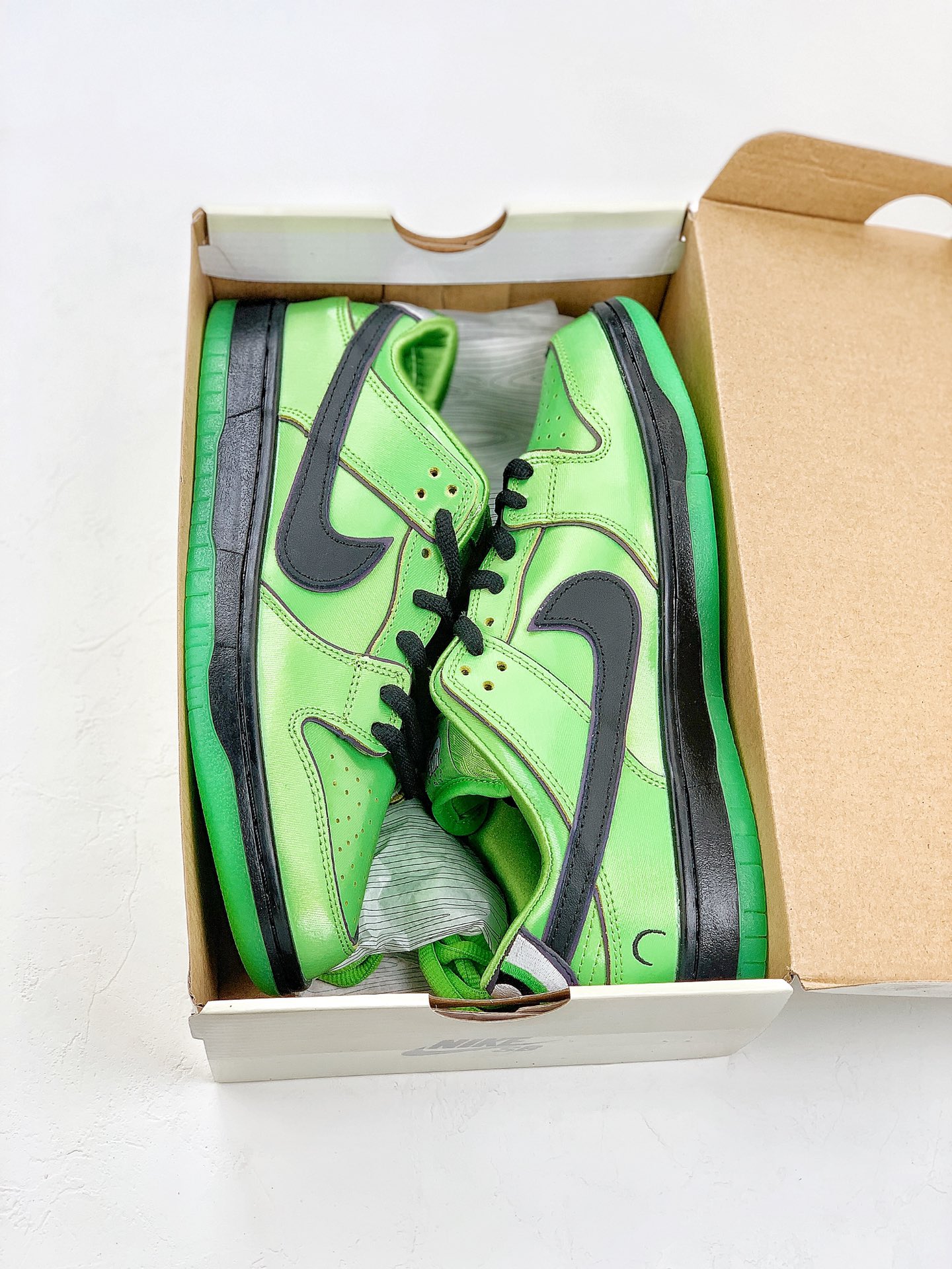 Nike x The Powerpuff Girls SB Dunk Low Prox QS 'Buttercup' FZ8319-300