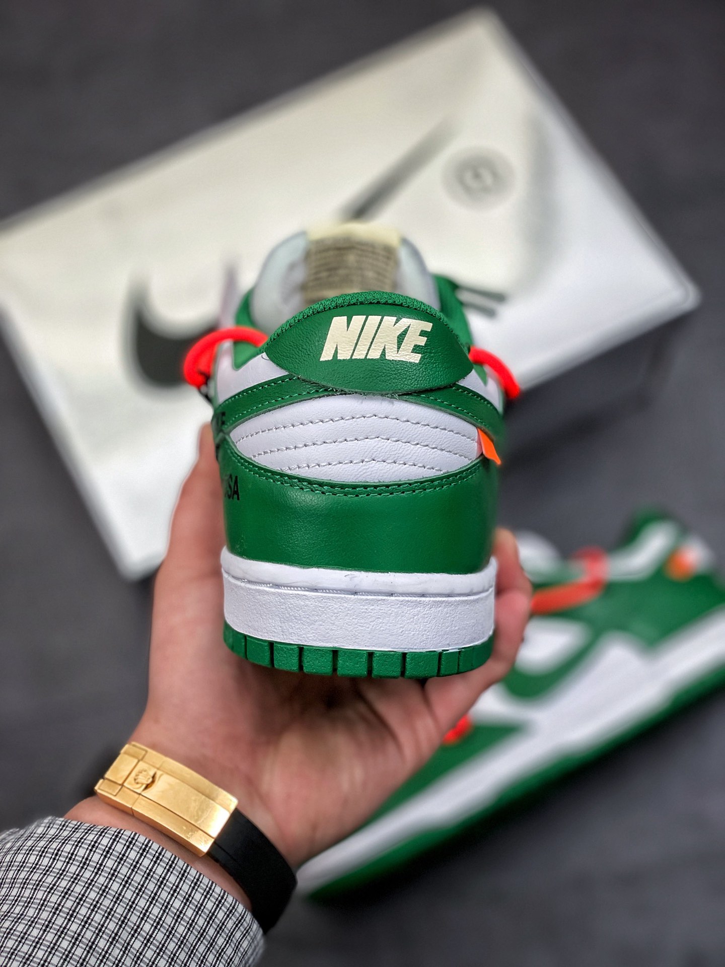 Off-White x Dunk Low 'Pine Green' CT0856-100