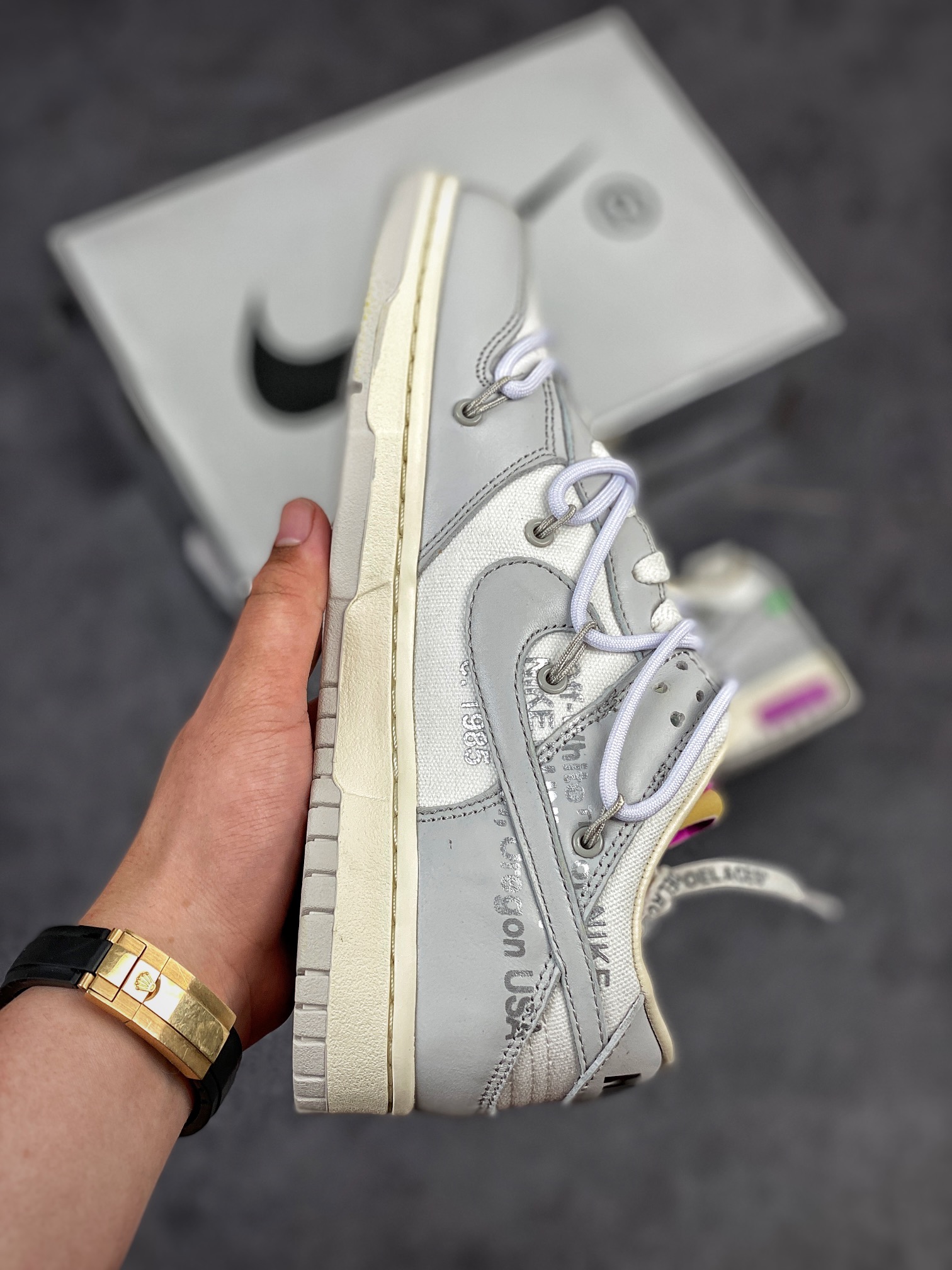 Off-White x Dunk Low 'Lot 03 of 50' DM1602-118