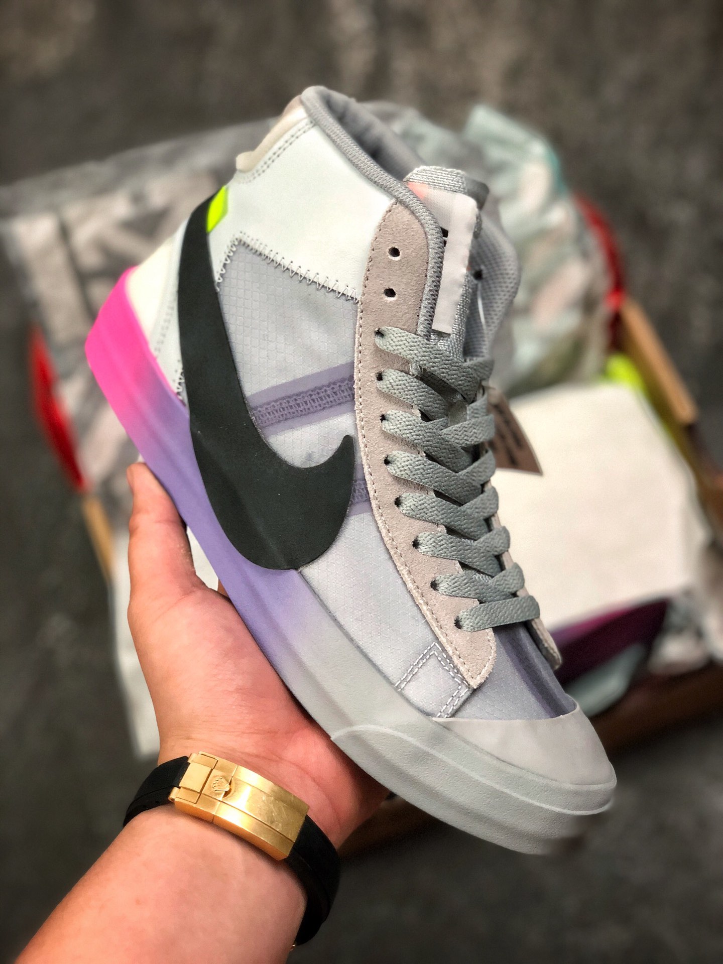 Nike Serena Williams x Off-White x Blazer Studio Mid 'Queen' AA3832-002