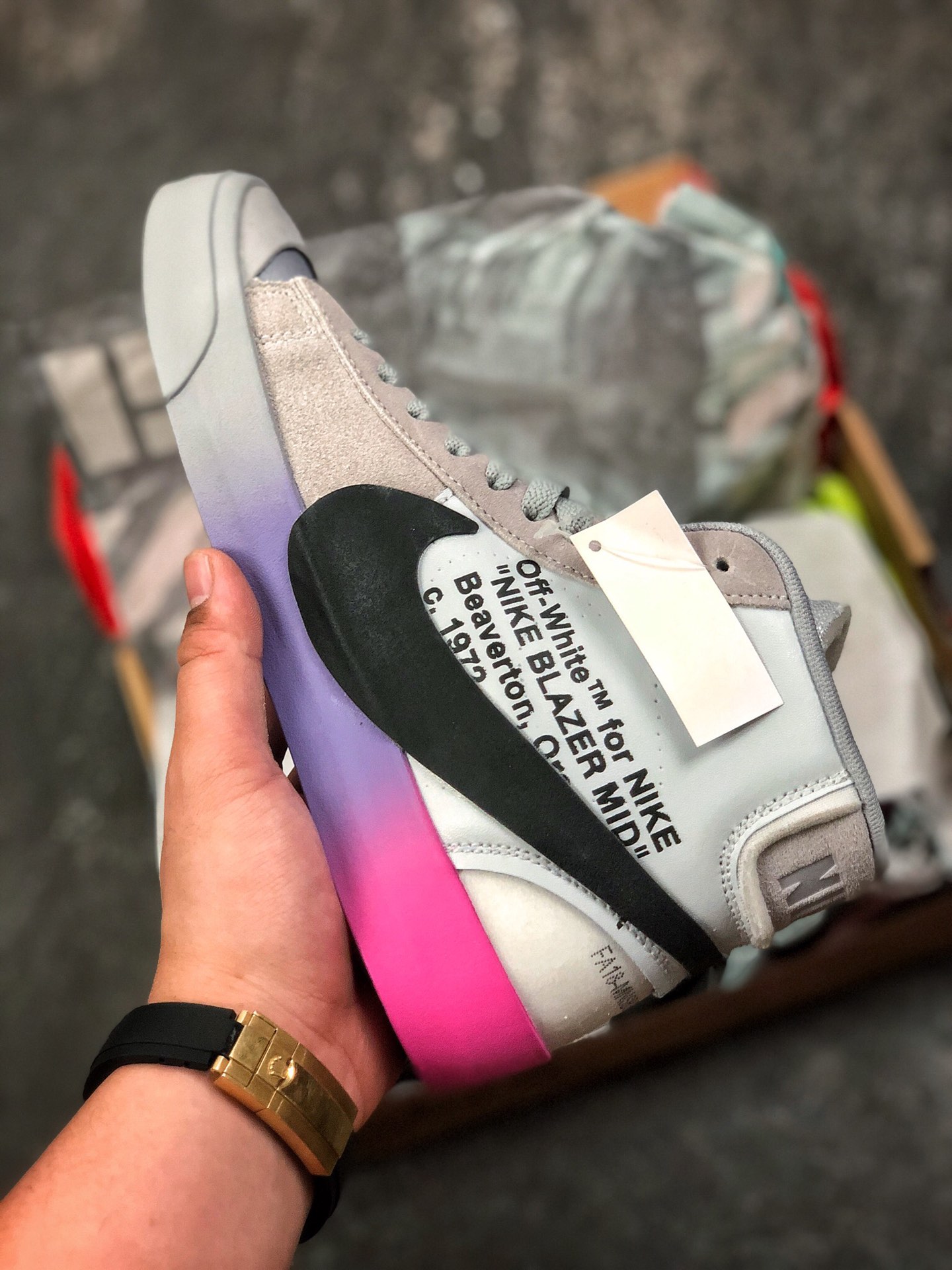 Nike Serena Williams x Off-White x Blazer Studio Mid 'Queen' AA3832-002