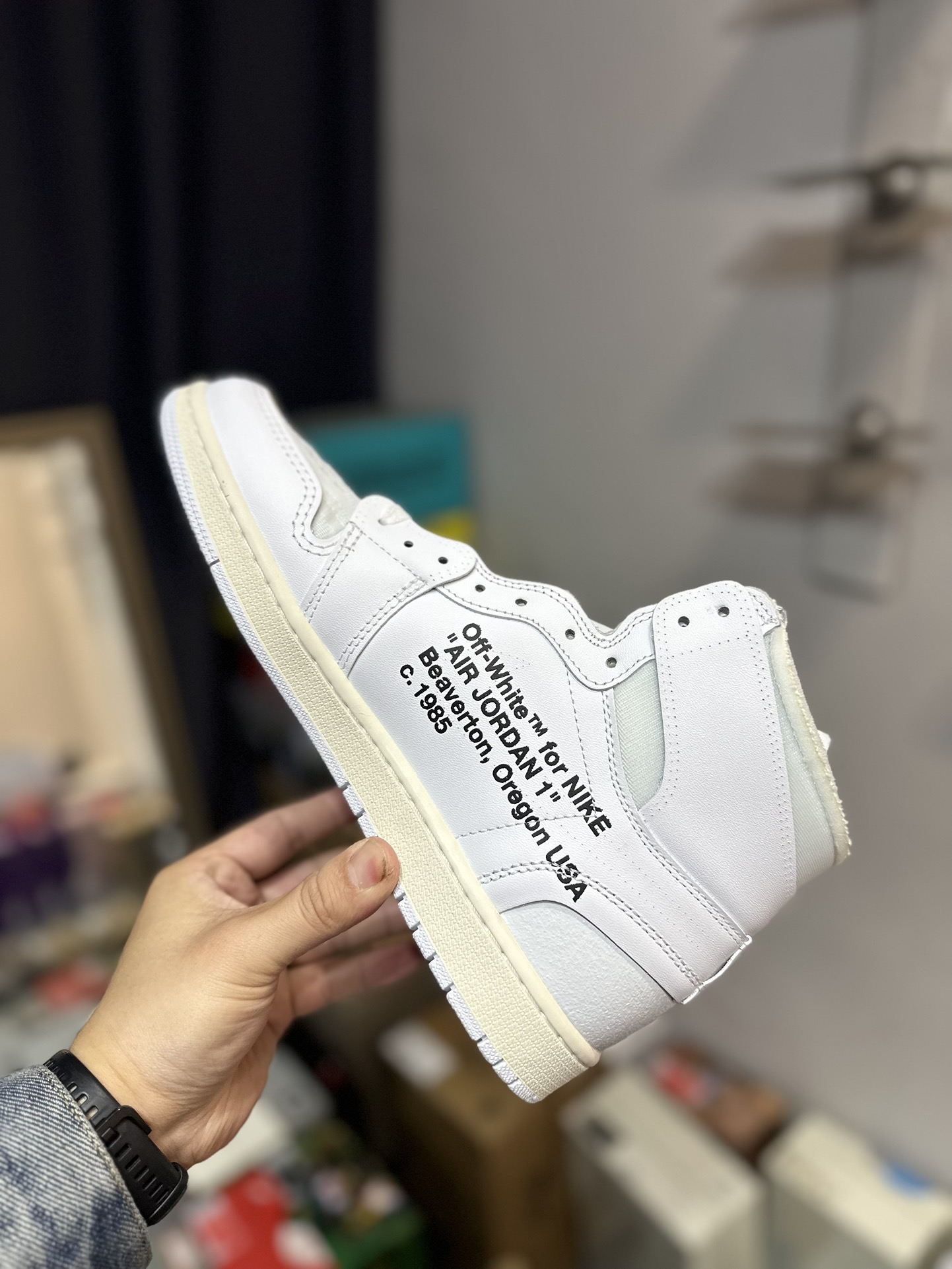 Off-White x Air Jordan 1 Retro High OG 'White' 2018 AQ8296-100