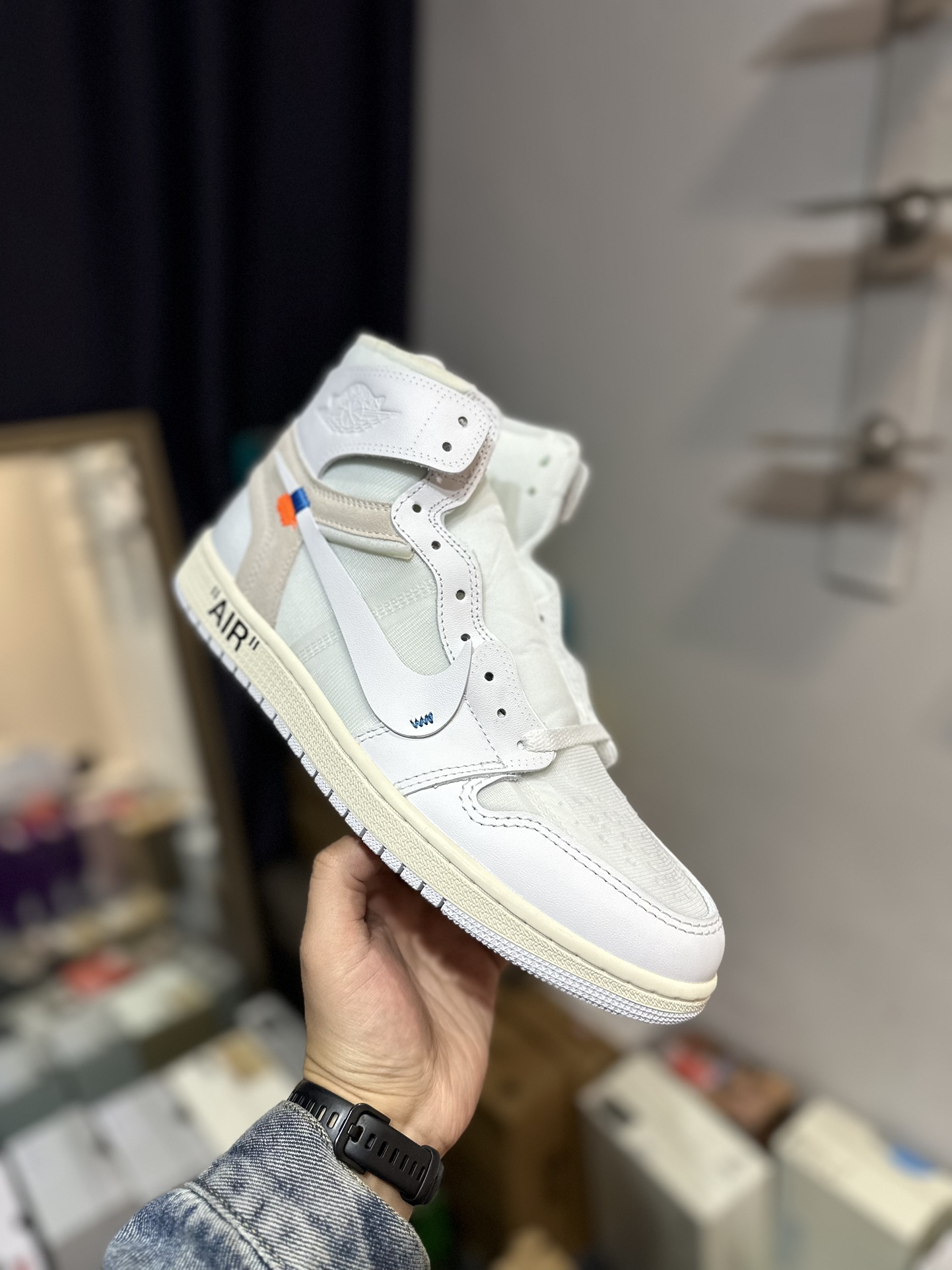 Off-White x Air Jordan 1 Retro High OG 'White' 2018 AQ8296-100