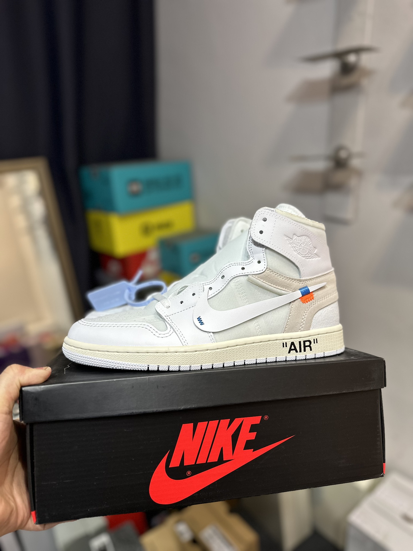 Off-White x Air Jordan 1 Retro High OG 'White' 2018 AQ8296-100