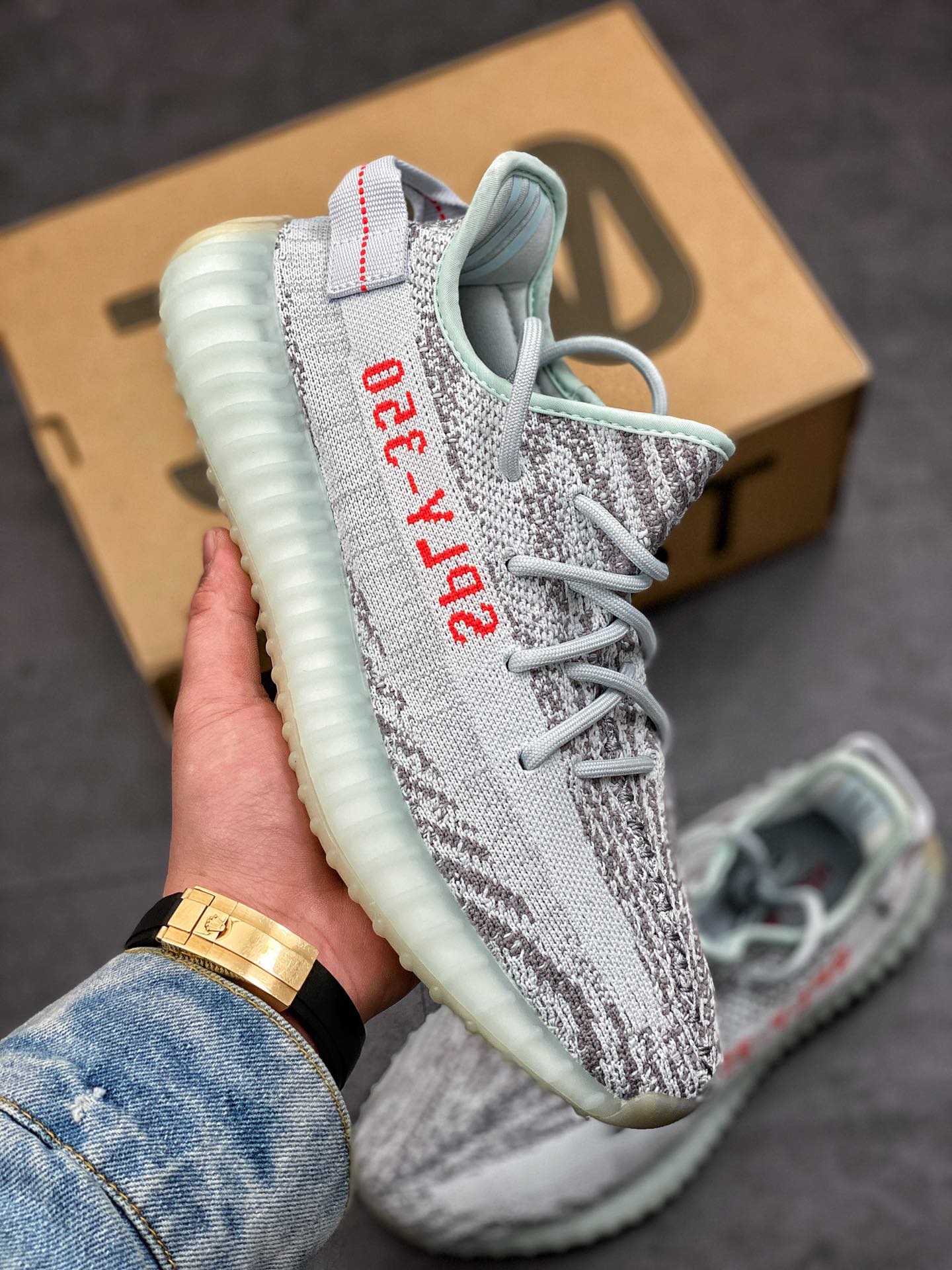 adidas Yeezy Boost 350 V2 'Blue Tint' B37571